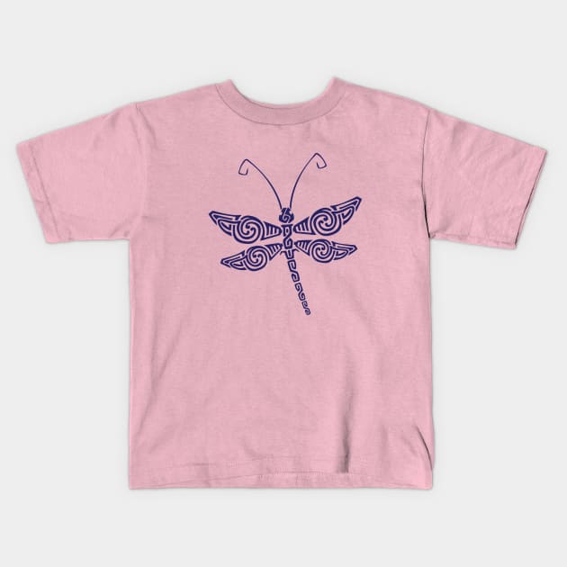 Dragonfly Kids T-Shirt by Lucas Brinkman